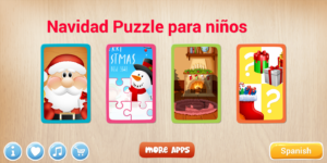 app de navidad, app de navidad para niños, navidad para niños, apps para niños, navidad niños españa, actividades de navidad para niños, apps y autismo, puzzles autismo, puzzles para niños, auticmo blog, 