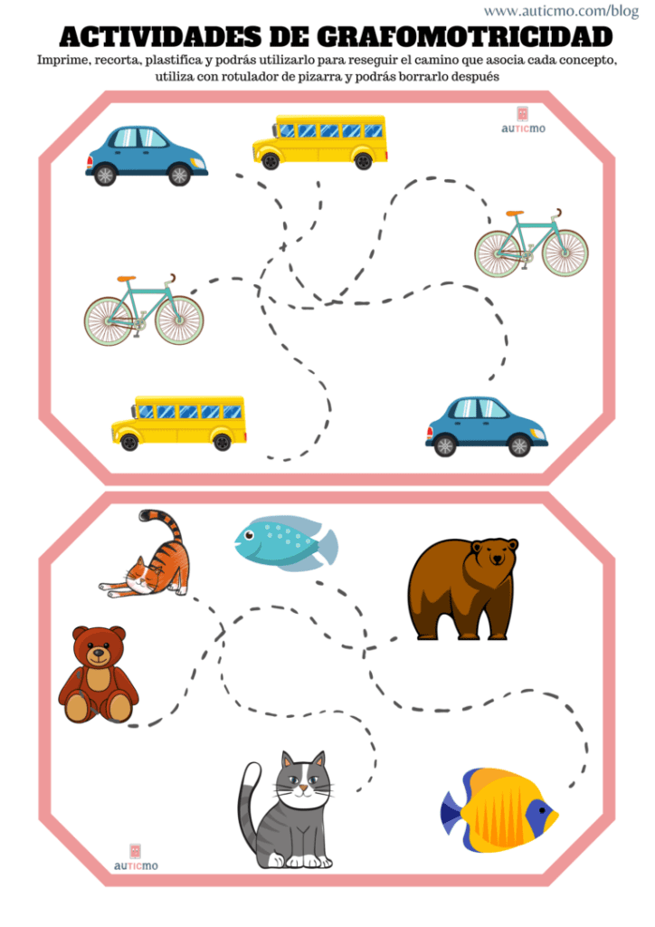 actividades para niños autistas