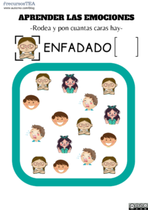 trabajar las emociones con niños tea